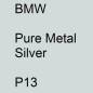 Preview: BMW, Pure Metal Silver, P13.